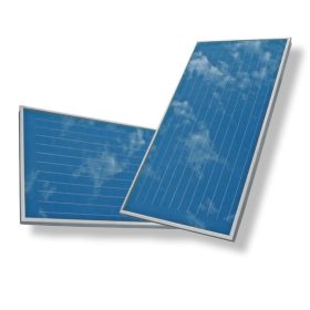 Cordivari prémium 2,0 nm napkollektor kék abszorberrel, rézcsöves síkkollektor 85 mm vastag 