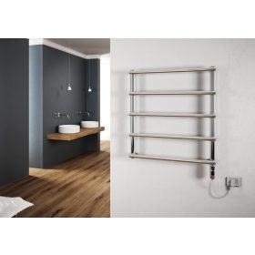 Elektromos radiátor - Cordivari Laura Electric 530x420 rozsdamentes acél design törölközőszárító 150