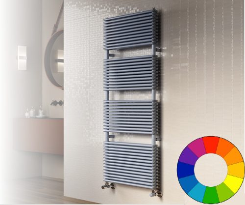 Színes radiátor - Cordivari Lucy 18 Plus 430x760 szürke design törölközőszárító. Rendelhető fekete p