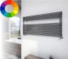 Színes radiátor - Cordivari Lucy 18 Wide 1200x400 grafitszürke design törölközőszárító. Rendelhető f