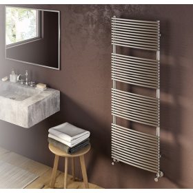 Design radiátor - Cordivari Nancy Satin 387x760 szálcsiszolt rozsdamentes acél design törölközőszárí