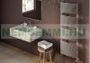 Design radiator - Cordivari Nancy Satin 387x760 brushed stainless steel design towel rail