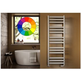   Színes radiátor - Cordivari Nausica 500x830 galamb szürke design törölközőszárító. Rendelhető fekete piros kék sárga zöld barna lila narancs drapp színben