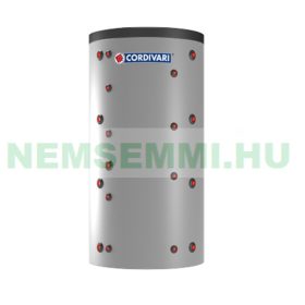   Puffer tároló Cordivari 2VC 1000 2 hőcserélős 1000 liter sarokba helyezhető hőszigetelt