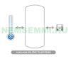 Cooling buffer tank - Cordivari CHILLED STAINLESS 304 XB 500 - without heat exchanger 500 liters - for heat pump systems