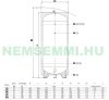Cooling buffer tank - Cordivari CHILLED STAINLESS 304 XB 500 - without heat exchanger 500 liters - for heat pump systems