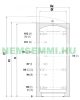 Buffer tank - Cordivari VB 200 - without heat exchanger 200 liters - corner buffer tank