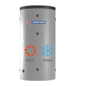   Hűtési-fűtési puffer tároló - Cordivari VOLANO TERMICO PDC 300 - hőcserélő nélkül 300 liter - hőszivattyús rendszerekhez
