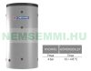 Cooling-heating buffer tank - Cordivari VOLANO TERMICO PDC 500 - without heat exchanger 500 liters - for heat pump systems