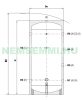 Cooling-heating buffer tank - Cordivari VOLANO TERMICO PDC 500 - without heat exchanger 500 liters - for heat pump systems