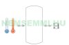 Cooling-heating buffer tank - Cordivari VOLANO TERMICO PDC 500 - without heat exchanger 500 liters - for heat pump systems