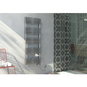 Elektromos radiátor - Cordivari Sandy Electric 500x735 rozsdamentes acél design törölközőszárító