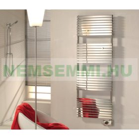 Elektromos radiátor - Cordivari Stefania Electric 500x1120 rozsdamentes acél design törölközőszárító