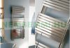 Design radiátor - Cordivari Stefania Polished 400x735 polírozott rozsdamentes acél design törölközős