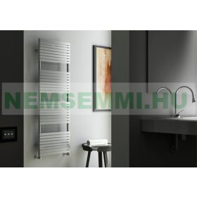 Design radiátor - Cordivari Stefania Satin 400x735 szálcsiszolt rozsdamentes acél design törölközősz