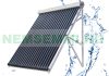 solar collector system for 2-3 people 10-tube vacuum tube solar collector, 100 liter heat exchanger storage, ECO pump station, control, expansion tank
