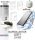 Flat collector set for 3-4 people: 1 large 2.5 nm flat collector, Cordivari 150 liter 1 heat exchanger boiler, pump station with control, expansion tank