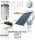 Flat plate collector set for 4-6 people: 1 x 30-pipe Big-Pipe solar collector, Cordivari 300 liter boiler with 1 heat exchanger, pump station with control, expansion tank