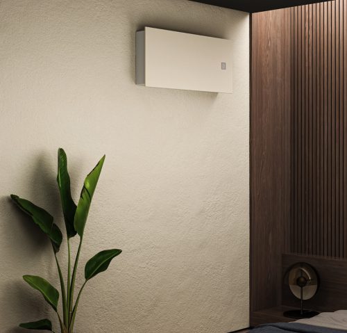 Prémium fali fancoil hőszivattyú rendszerekhez Ventana Regular 2000 ST fehér, fűtésre és hűtésre, DC inverter technológiával