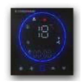   Érintőkijelzős termosztát Cordivari Ventana fan coil radiátorokhoz – Regular, Low, High Wall és Built-in modellekhez