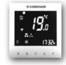 Cordivari Ventana Built-In fan coil radiátorhoz 3 utas bypass szelep készlet – háromjáratú szolenoid szelep, szigetelt rézcső és ½” csatlakozás