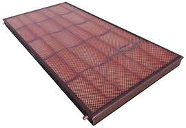 Flat collector with tile pattern - blends into the roof! Copper tube titanium oxide selective absorber 2.5 m2 top product 10 year warranty