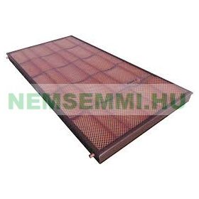 Sunerg cserépmintás síkkollektor - beolvad a tetőbe! Réz cső titán-oxid szelektív abszorber