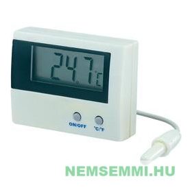   Digitális hőmérő 1 méter vízálló érzékelő kábellel
