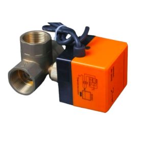   12V motoros szelep 3 járatú zónaszelep  keverőszelep váltószelep DN15 ½" BB csatlakozók kisfeszültségű motoros oda-vissza kapcsolás