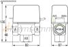 Spring return motorized valve 3-way zone valve changeover valve mixing valve DN20 ¾" BB internal thread connectors 230V 