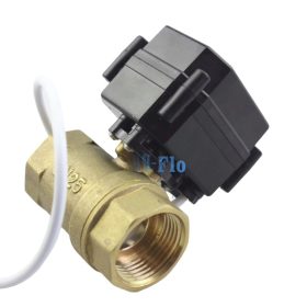   12V oda-vissza motoros 2 járatú szelep, kisfeszültségű váltószelep fűtés DN25 1" BB belső menetes csatlakozók