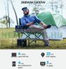 Portable battery integrated with inverter 600W 268Wh solar power bank and inverter, Bluetti EB3A mobile power plant