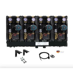   Szivattyú állomás 4 körös 1600 l/h ECOMIX ENH001 szivattyúállomás Environ EcoStar 25/6 nagy hatékonyságú szivattyúval