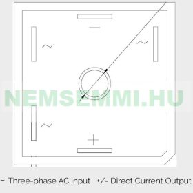 Szélgenerátor egyenirányító 50A