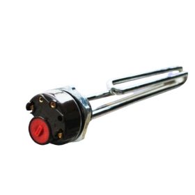   Fűtőbetét fűtőpatron 230V 2000W cekász 1+1/4" azaz 5/4" beépített termosztát  Elektromos tartály tároló bojler számára 2 kW