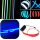 Illuminated film light strip 30 cm long 12V cutable, can be glued, can be glued blue color - electroluminescent film
