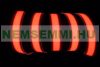 Luminous film light strip 60 cm long 12V can be cut, glued, glued cold white, light blue, blue, red color - electroluminescent film