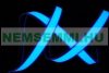 Luminous film light strip 60 cm long 12V can be cut, glued, glued cold white, light blue, blue, red color - electroluminescent film