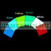 Luminous film 10x10 cm 12V can be cut, glued, glued white, light blue, BLUE, red green yellow color - electroluminescent film