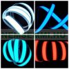 Illuminated foil tape 12 cm long 12 volts, cutable, can be cut, glued cold BLUE color - electroluminescent foil