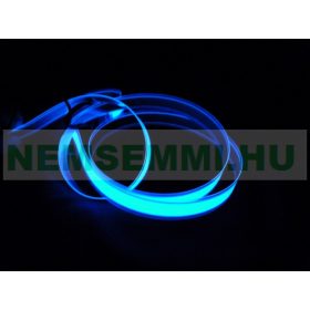 Világító fólia szalag 60 cm hosszú 3 voltos, vágható, lukasztható, ragasztható KÉK