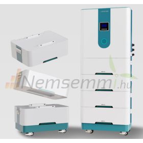 Szigetüzemű rendszerhez energia tároló akkumulátor + 3 fázisú inverter + töltés vezérlő csomag Lenercom LC-E2-1020T