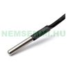 Temperature sensor DS18B20 10 meter Thermometer sensor silicone cable measurement up to +125 °C UV resistant