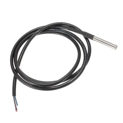 Temperature sensor DS18B20 1m 5m 10m 15m Temperature sensor silicone cable measurement up to +125 °C UV resistant
