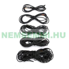   Hőmérséklet érzékelő szenzor DS18B20 1m 5m 10m 15m Hőmérő érzékelő szenzor szilikon kábel mérés +125 °C-ig UV álló