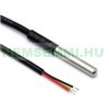 Temperature sensor DS18B20 5 meter Thermometer sensor silicone cable measurement up to +125 °C UV resistant