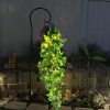 Solar amber string lights 5 meters 50 pcs warm white LED outdoor lighting waterproof decoration