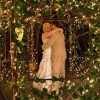 Solar amber string lights 5 meters 50 pcs warm white LED outdoor lighting waterproof decoration