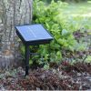 Solar amber string lights 5 meters 50 pcs warm white LED outdoor lighting waterproof decoration