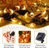 Solar string lights 5 meters 20 pcs warm white bee LED outdoor lighting waterproof decoration